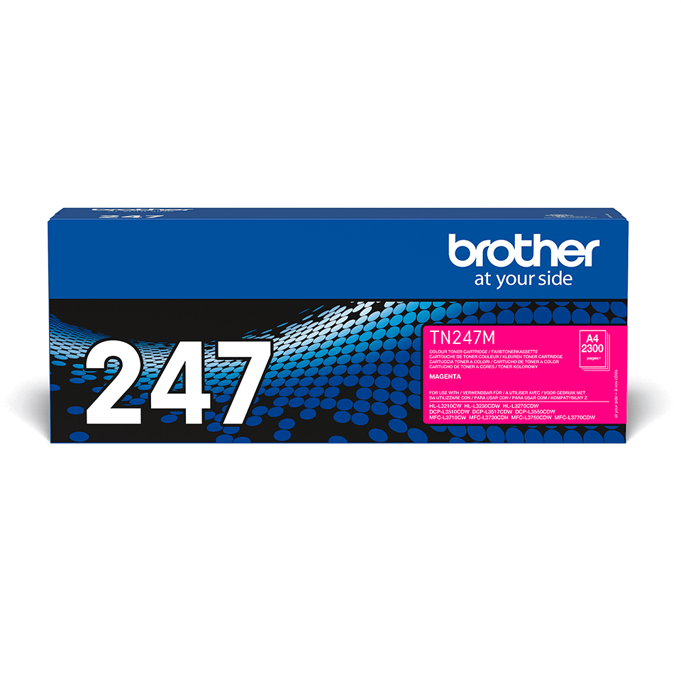 TN247M Brother genuine toner cartridge pack front image