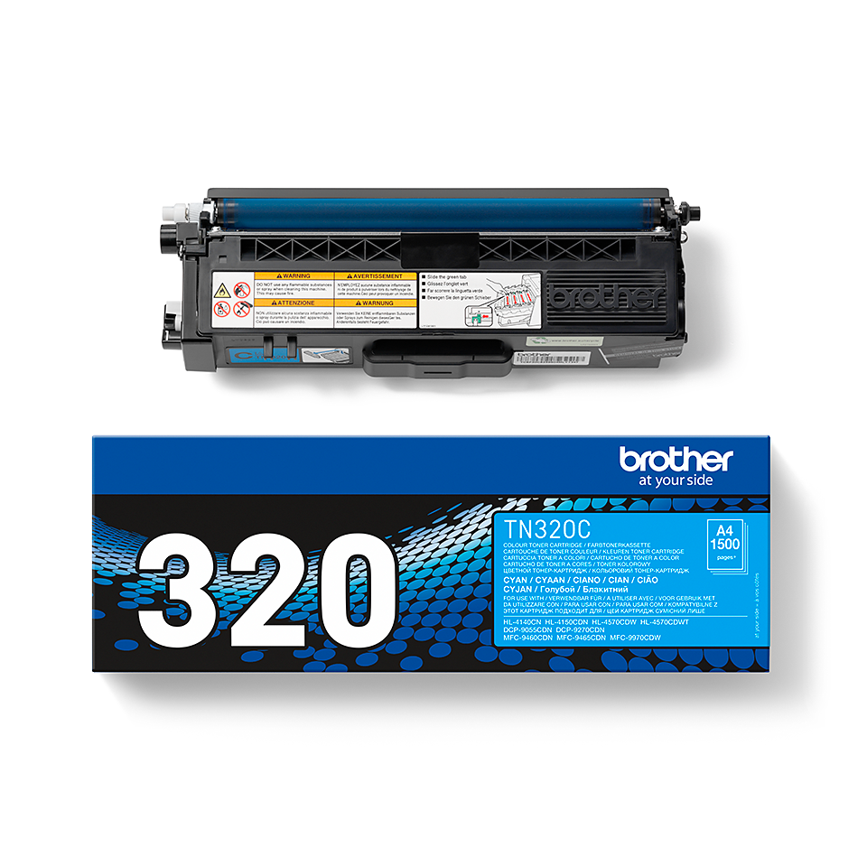 Original Brother TN320C toner – cyan 3