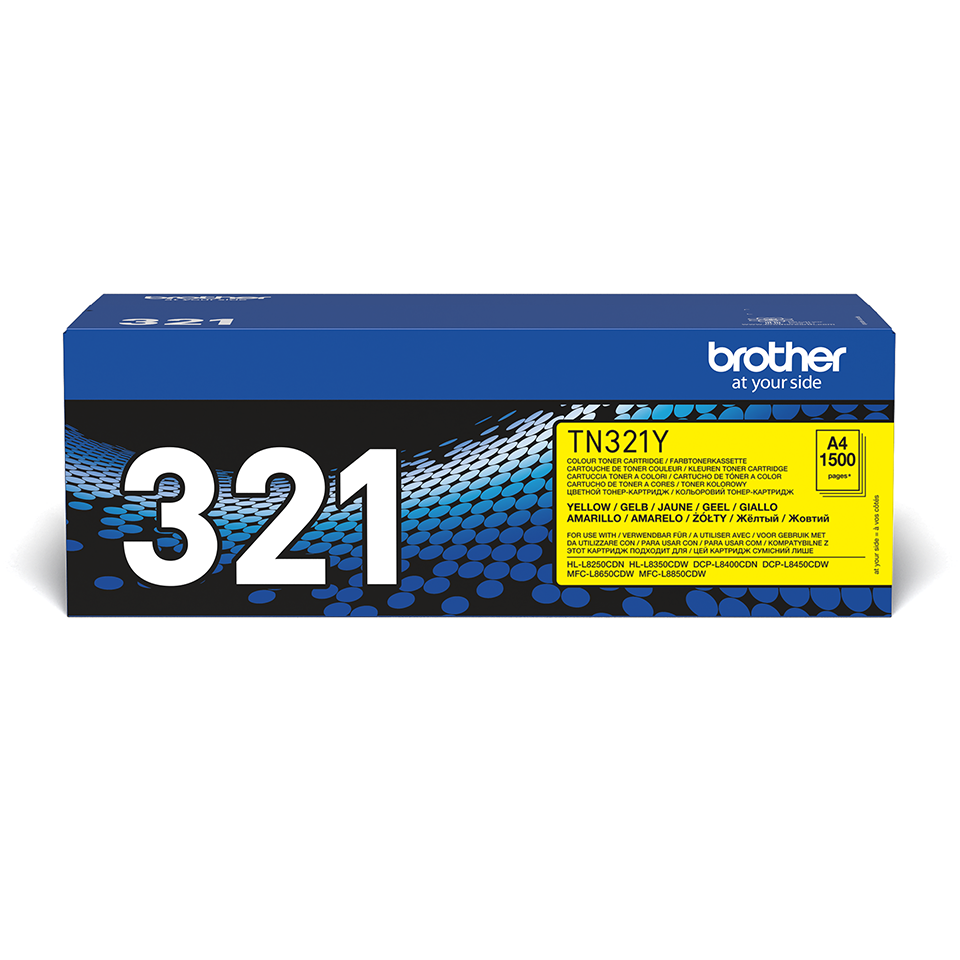 Genuine Brother TN-321Y Toner Cartridge – Yellow 