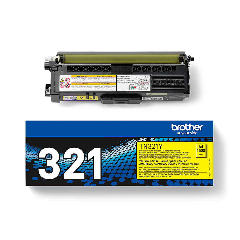 Brother TN-321Y Toner originale - giallo 3