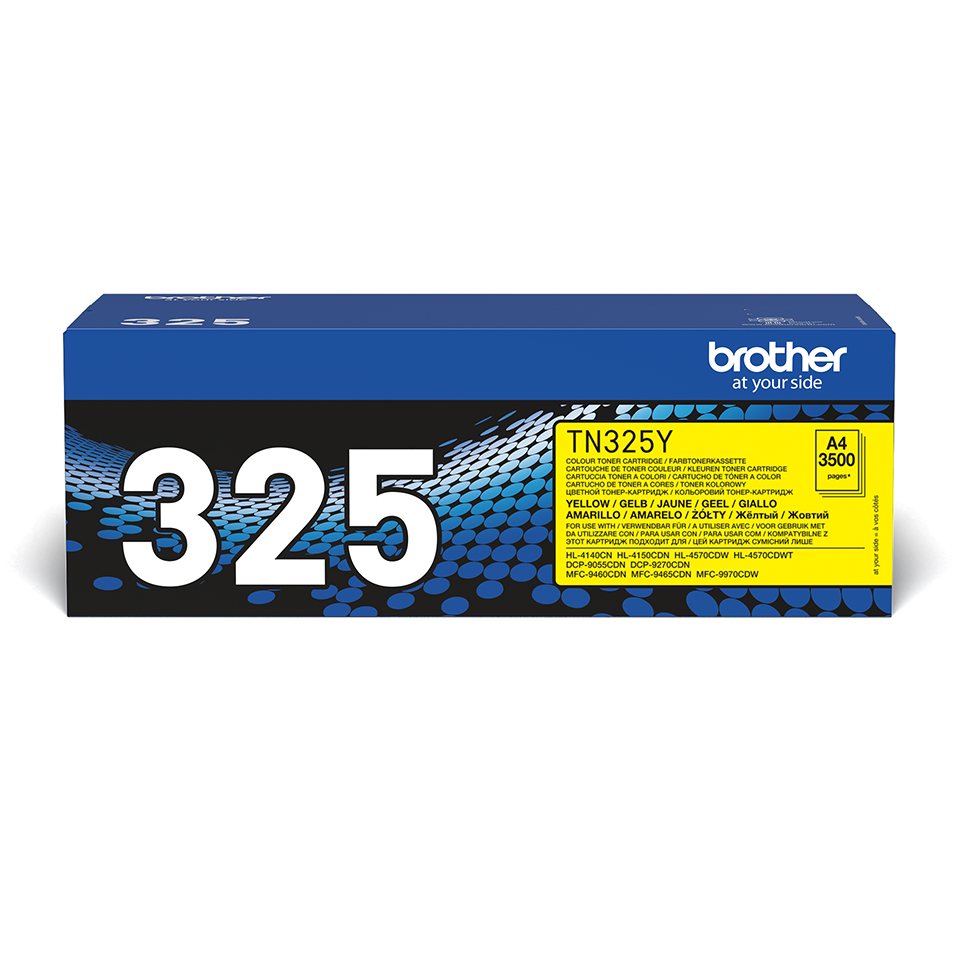 Cartouche de toner TN-325Y Brother originale – Jaune