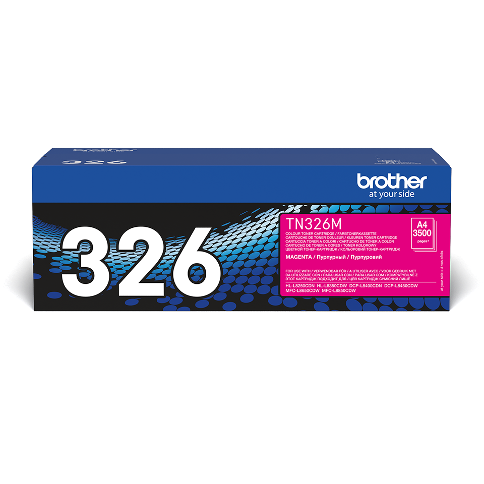 Genuine Brother TN-326M Toner Cartridge – Magenta