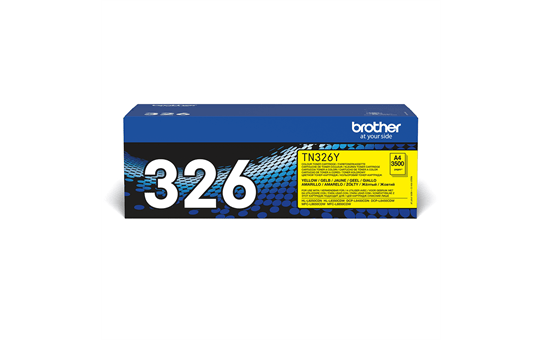 Genuine Brother TN-326Y Toner Cartridge – Yellow
