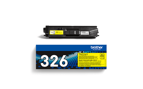 Oriģināla TN-326Y printera tonera kasetne - dzeltena 3