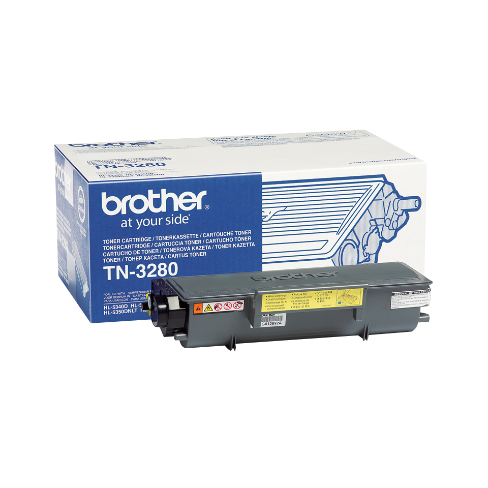 Genuine Brother TN-3280 High Yield Toner Cartridge – Black