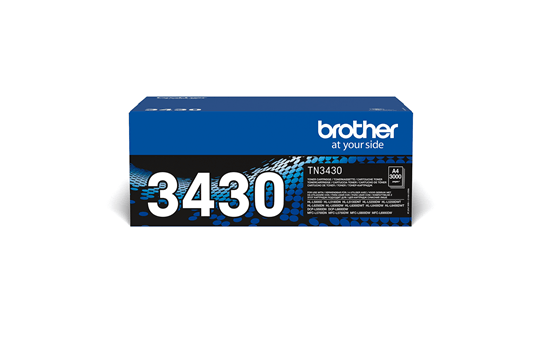 Original Brother TN3430 toner – sort