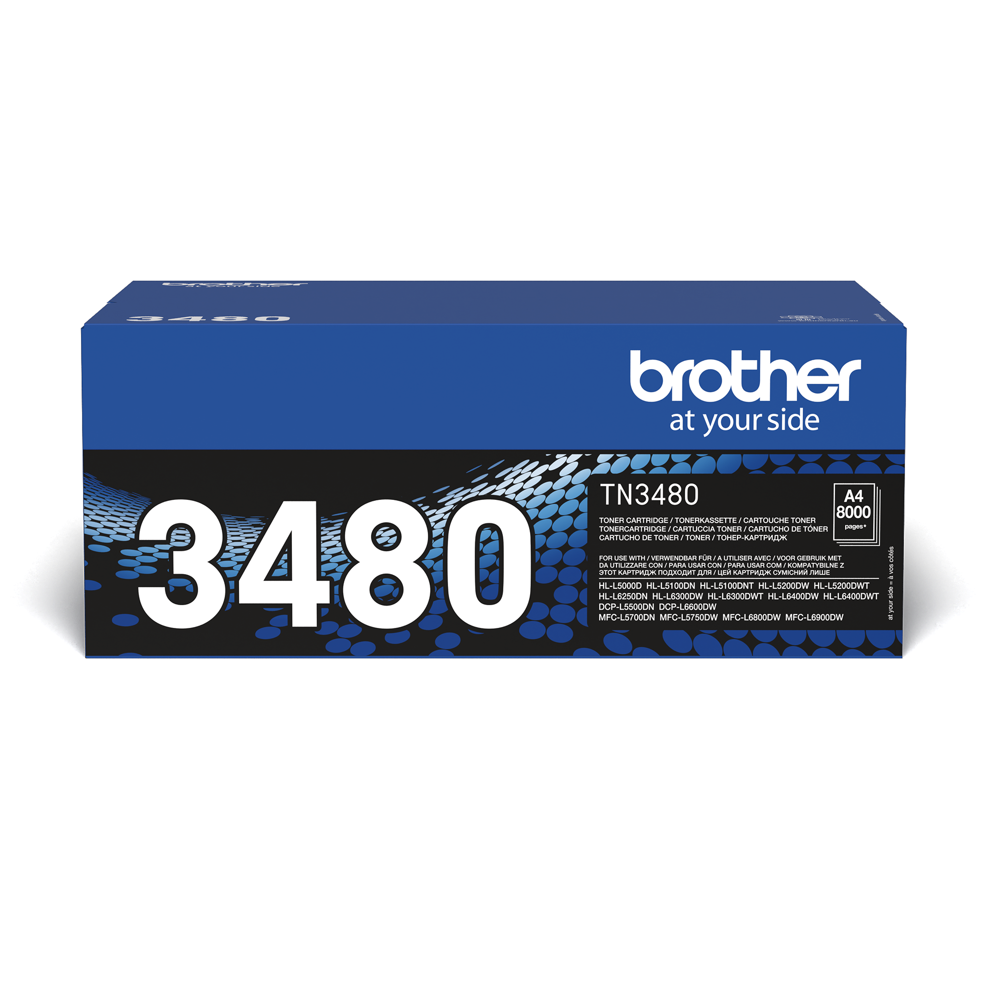 Toner preto TN3480 Brother