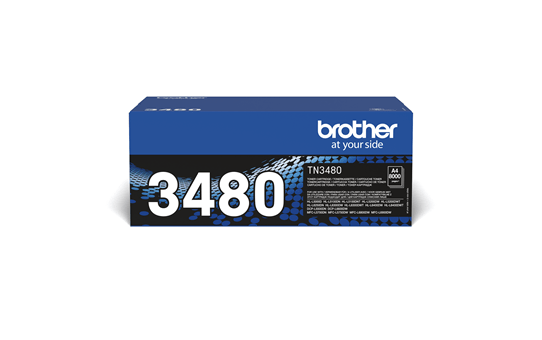 Brother original TN3480 tonerkassett – Svart