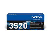 Brother TN3520 original ekstra super høykapasitet toner sort