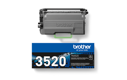 Genuine Brother TN-3520 Ultra High Yield Toner Cartridge – Black  3