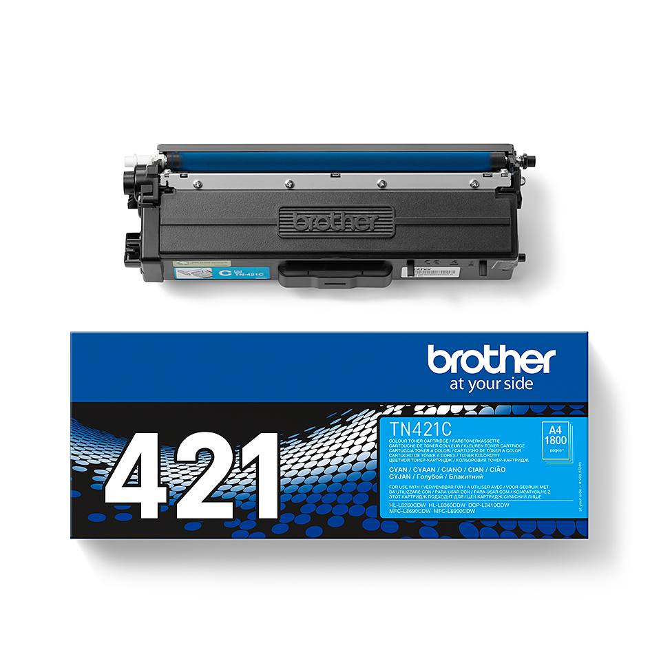 Oryginalny toner w kolorze cyan Brother TN-421C 3