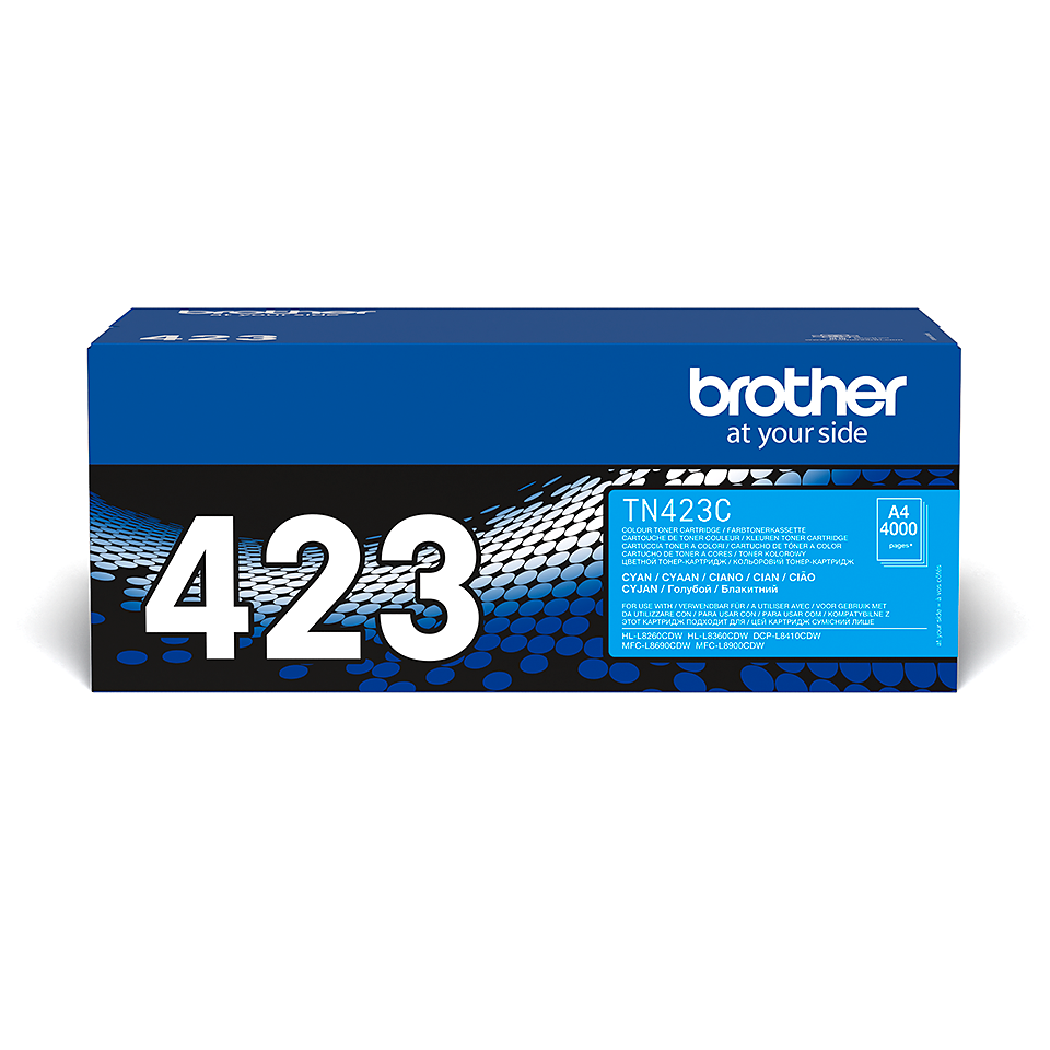 Brother TN421C cyan toner i eske