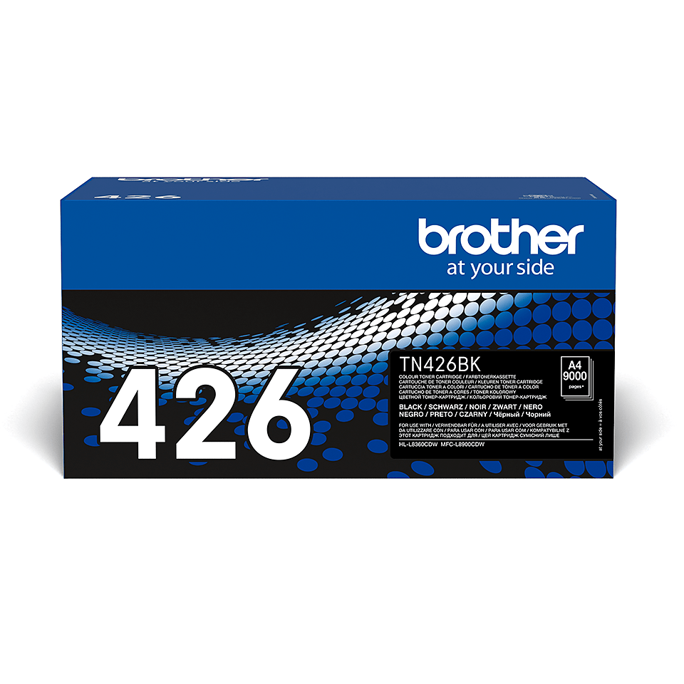 Brother TN426BK sort super høykapasitet toner i eske