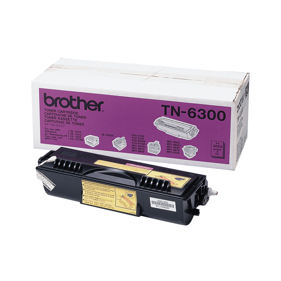 Tóner negro TN6300, Brother