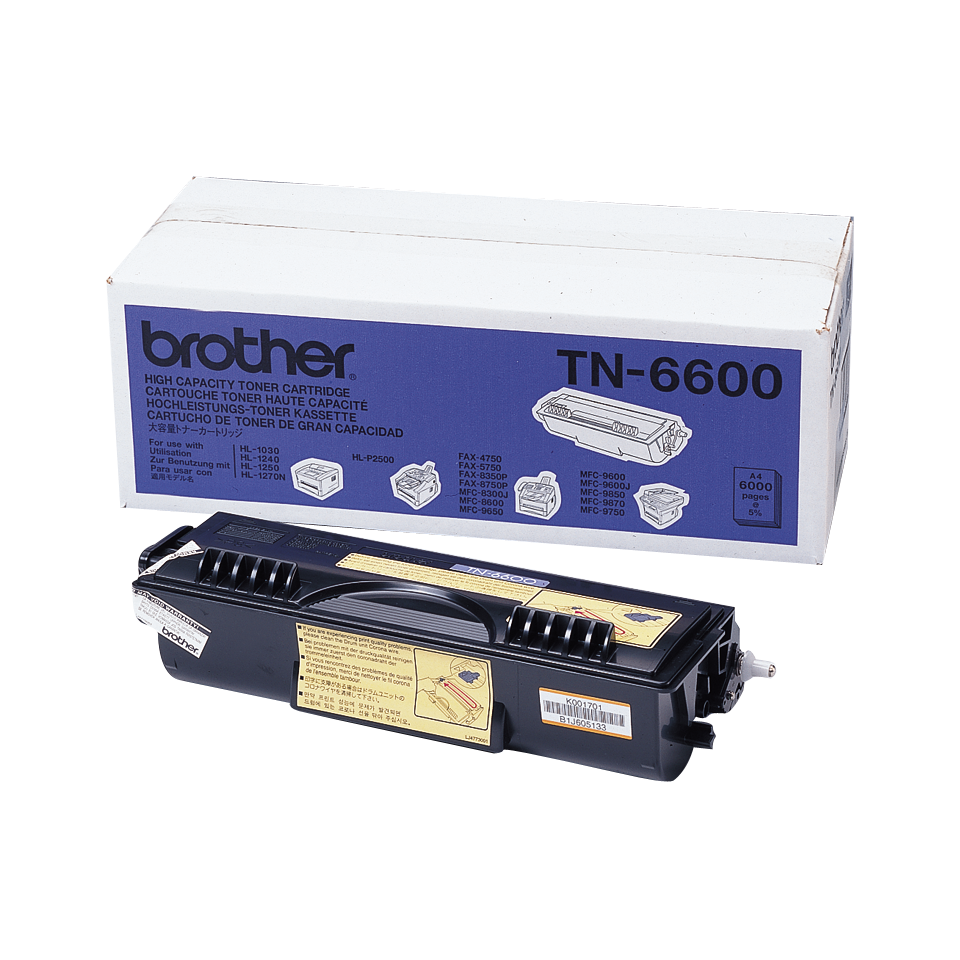 Tóner negro TN6600, Brother