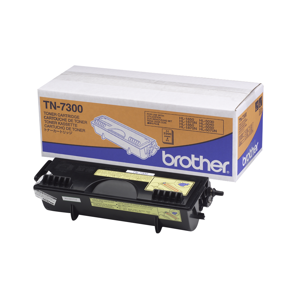 Cartouche de toner TN-7300 Brother originale à haut rendement – Noir