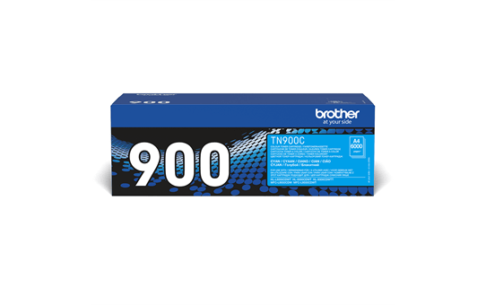 Оригинална тонер касета Brother TN900C – син цвят
