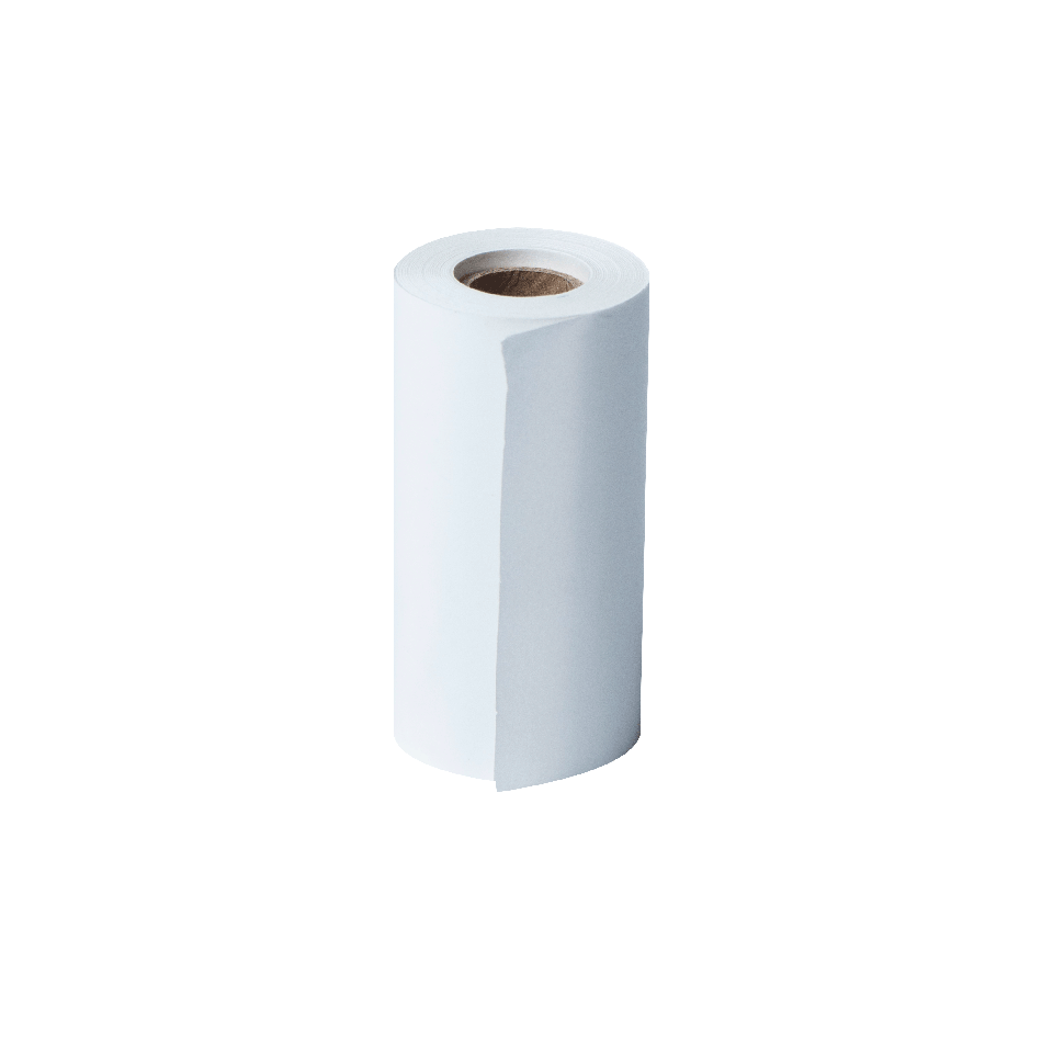 BDE1J000057030 receipt roll with transparent background - front