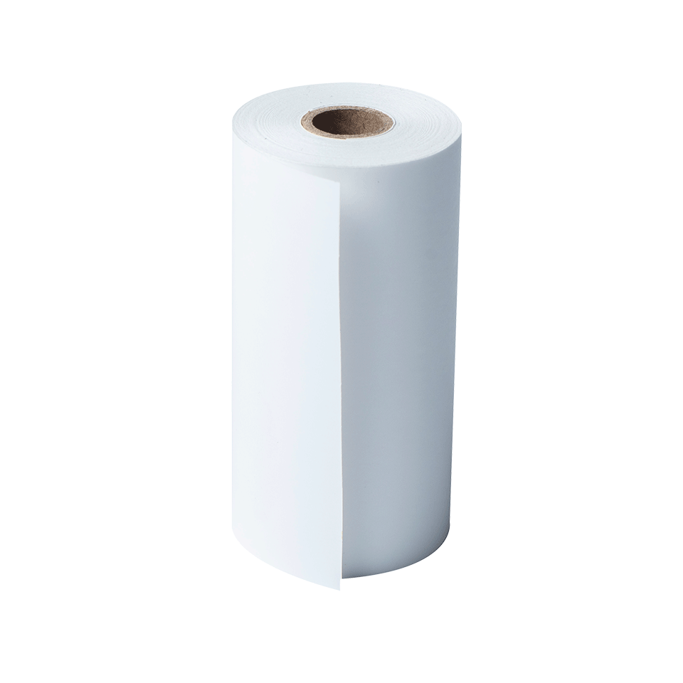 BDE1J000079040 receipt roll with transparent background - front