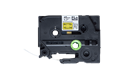 Brother FLe-6511 kaseta s trakom z rezanim naljepnicama - crna na žutoj, širina 21 mm 2