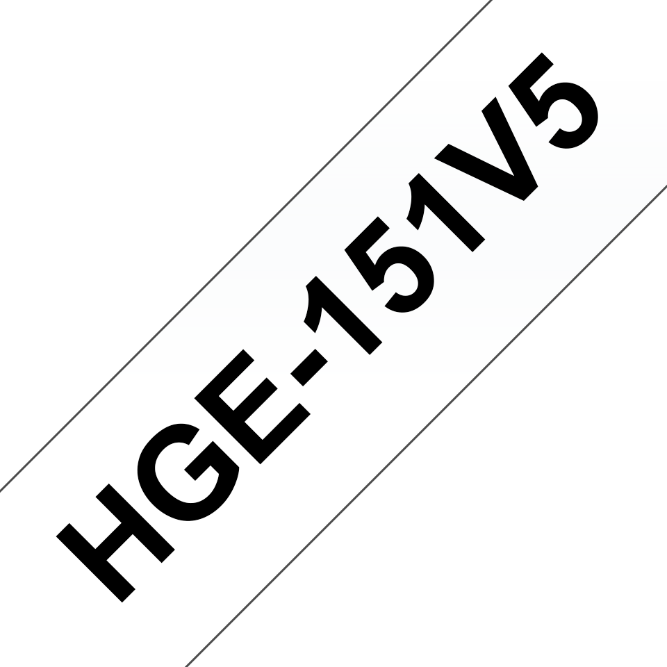 Brother HGE151V5 merketape sort på klar