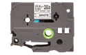 Brother Pro Tape HSe-251 Schrumpfschlauch – schwarz auf weiß 2