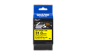 Originální kazeta s páskou Brother HSE-661E pro teplotně smršťovací bužírky – černá na žluté, šířka 31 mm
