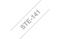 Brother STe-141 Schablonenband – weiß auf transparent