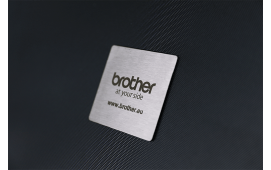 Brother Pro Tape STe-141 Schablonenband – weiß auf transparent 6