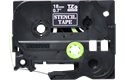 Oriģinālā Brother STe-141 trafareta lentes kasete – melna, 18mm plata 2