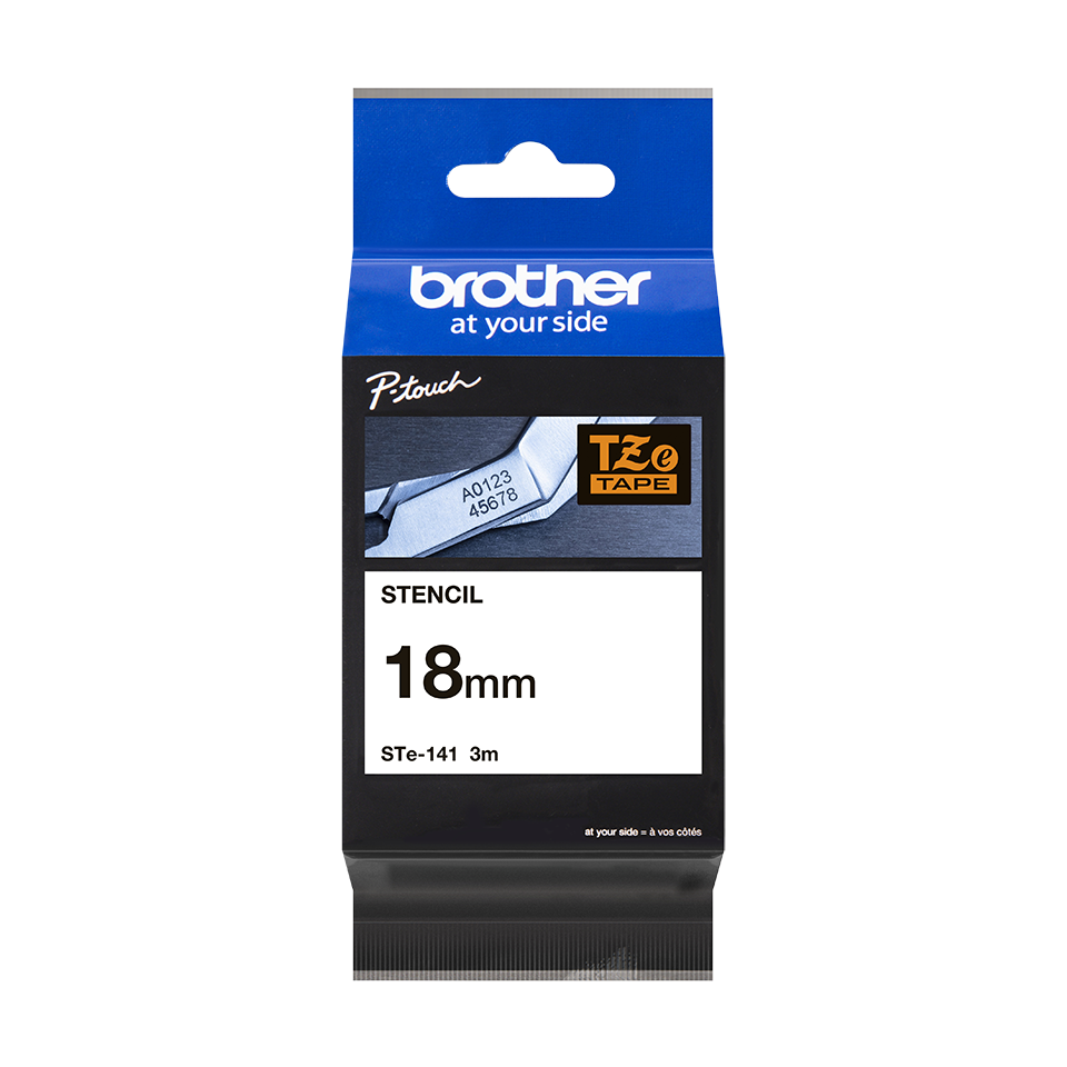 Genuine Brother STe-141 Stencil Tape Cassette – Black, 18mm wide 4
