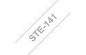 Cassette à ruban pochoir pour étiqueteuse STe-141 Brother originale – Noir, 18 mm de large