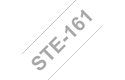 Brother STe-161 Schablonenband – weiß auf transparent