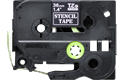 Originální kazeta s páskou pro výrobu šablon STe-161 - černá,  šířka 36 mm 2