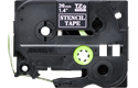 Cassette à ruban pochoir pour étiqueteuse STe-161 Brother originale – Noir, 36 mm de large 2