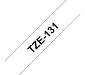 TZe-131 - Ruban pour étiqueteuse Brother original – Transparent, 12 mm de large