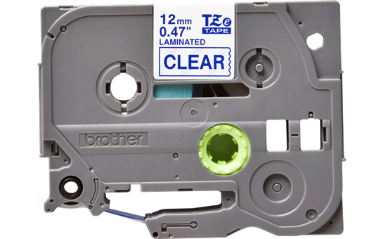 Cassette à ruban pour étiqueteuse TZe-133 Brother originale – Bleu sur transparent, 12 mm de large 2