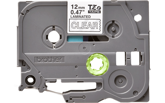 Oriģinālā Brother TZe135 baltas drukas caurspīdīga marķēšanas lentes kasete, 12mm plata