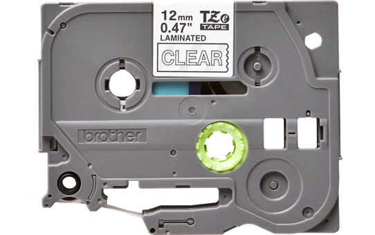 Cassetta nastro per etichettatura originale Brother TZe-135 – Bianco su trasparente, 12 mm di larghezza 2