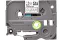 Brother TZe135: оригинальная кассета с лентой для печати наклеек белым на прозрачном фоне, ширина: 12 мм.