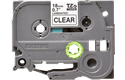 Brother TZe141: оригинальная кассета с лентой для печати наклеек черным на прозрачном фоне, ширина 18 мм. 2