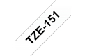 Brother TZe-151 Черен текст на прозрачна лента, ширина - 24mm