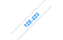 Brother TZe-223 Schriftband – blau auf weiß 2