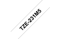 TZe-231M5 5 pack of genuine Brother Labelling Tape Cassettes – Black on White, 12mm wide 3