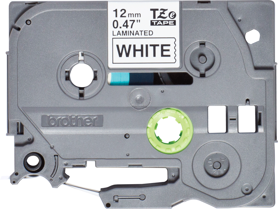 TZe231S 12mm black on white Ptouch tape Brother