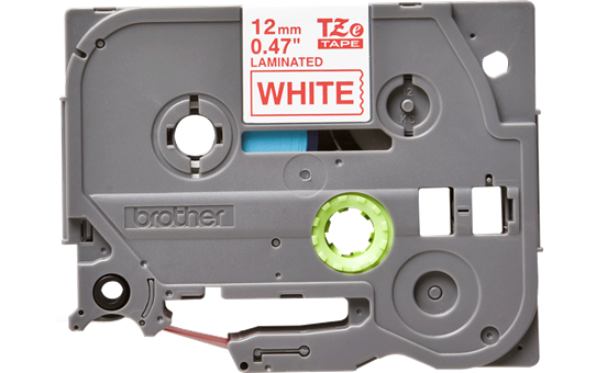 Cassette à ruban pour étiqueteuse TZe-232 Brother originale – Rouge sur blanc, 12 mm de large 2