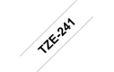 Brother TZe-241 Schriftband – schwarz auf weiß 2