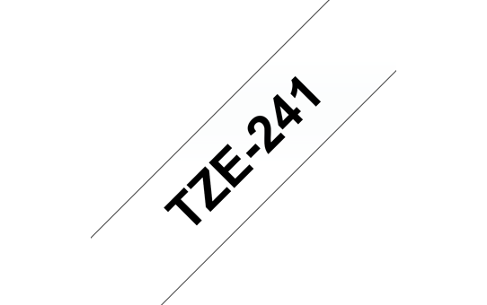 Brother TZe-241 Schriftband – schwarz auf weiß