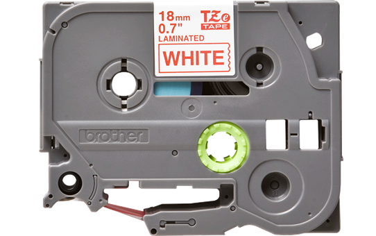 Cassette à ruban pour étiqueteuse TZe-242 Brother originale – Rouge sur blanc, 18 mm de large 2