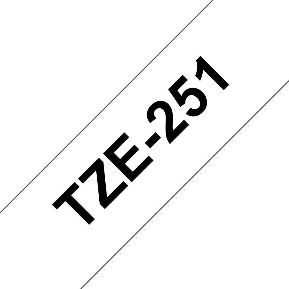Fita laminada TZe251 Brother